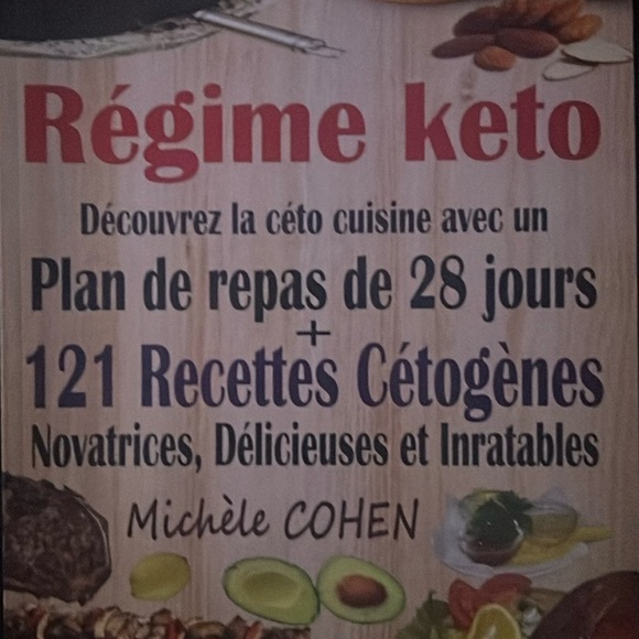 Livre 📕 Régime Keto Michèle COHEN
Régime keto: Découvrez la céto cuisine - Picture 3 of 4